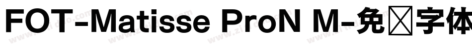 FOT-Matisse ProN M字体转换
